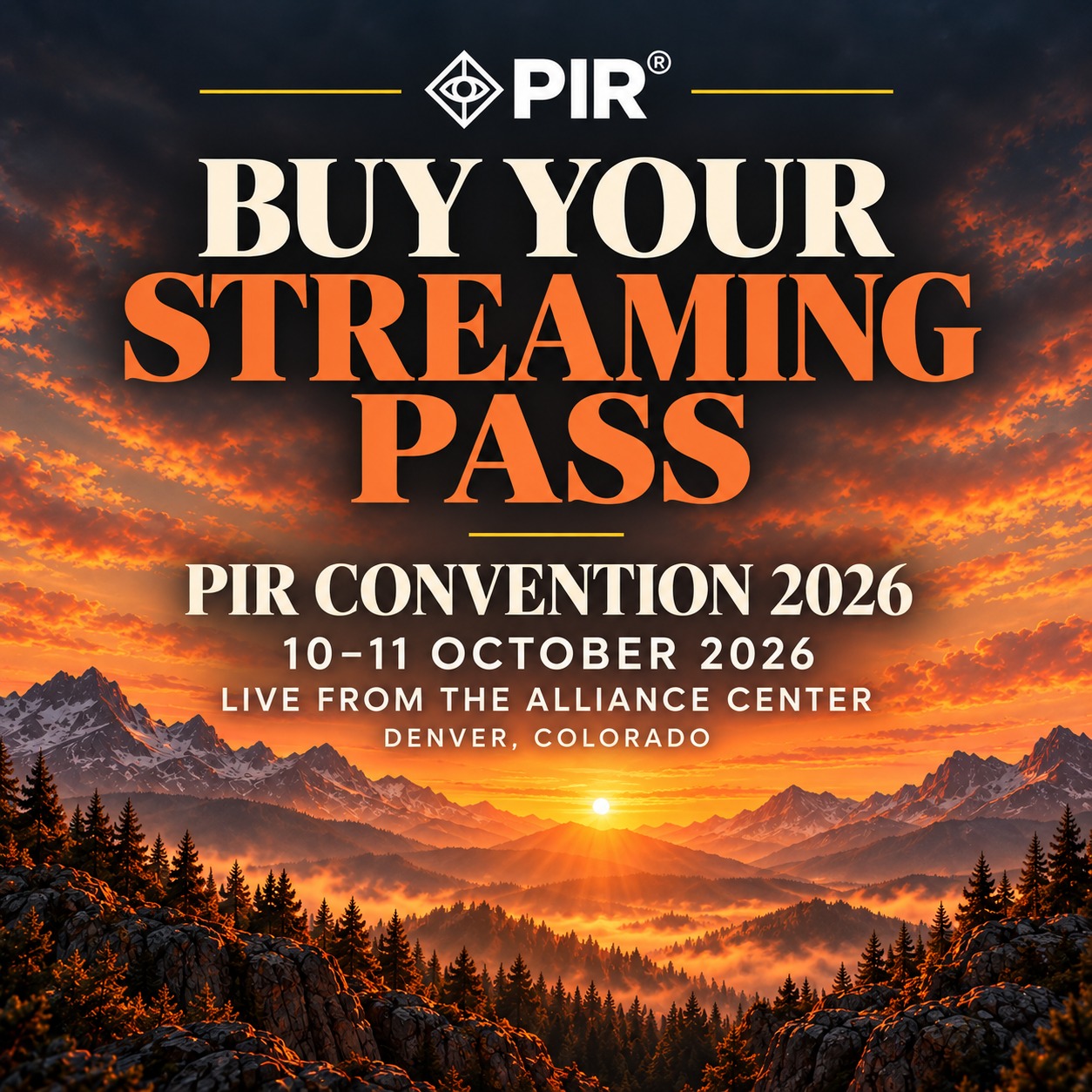 PIR® 2026 Convention - Virtual Pass