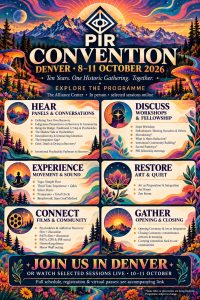 PIR Convention 2026 programme flyer - click to enlarge the full programme