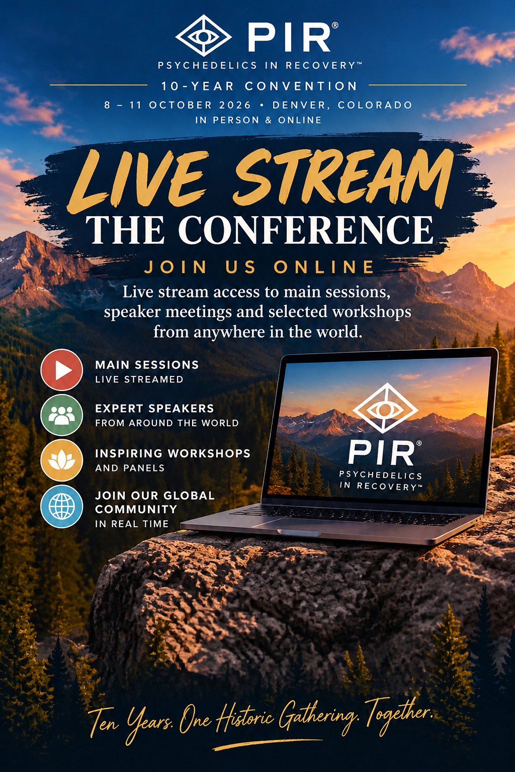PIR 10-Year Convention 2026 - Live Stream the Conference